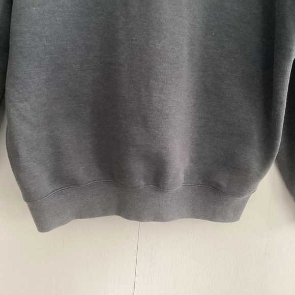 Carhartt  Vintage Spellout ( Sleeve) Patch Logo On Pocket  Sweatshirt Hoodie XL - Picture 7 of 8